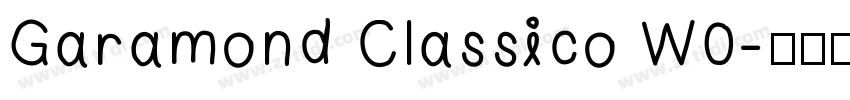 Garamond Classico W0字体转换 Garamond Classico W0字体转换
